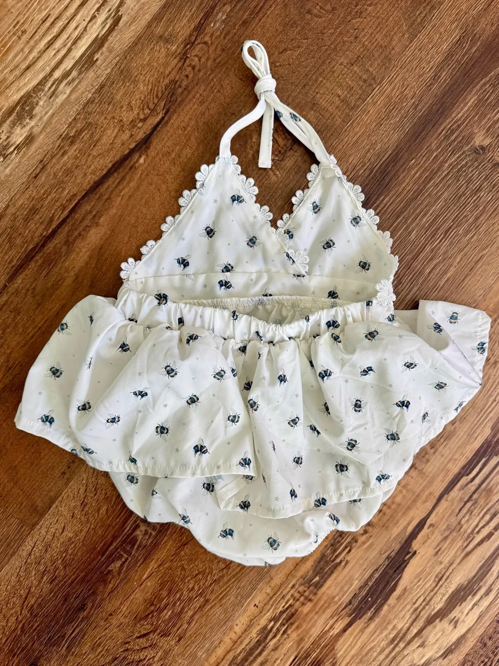 Bailey’s Blossoms Honeybee Romper- 18-24M